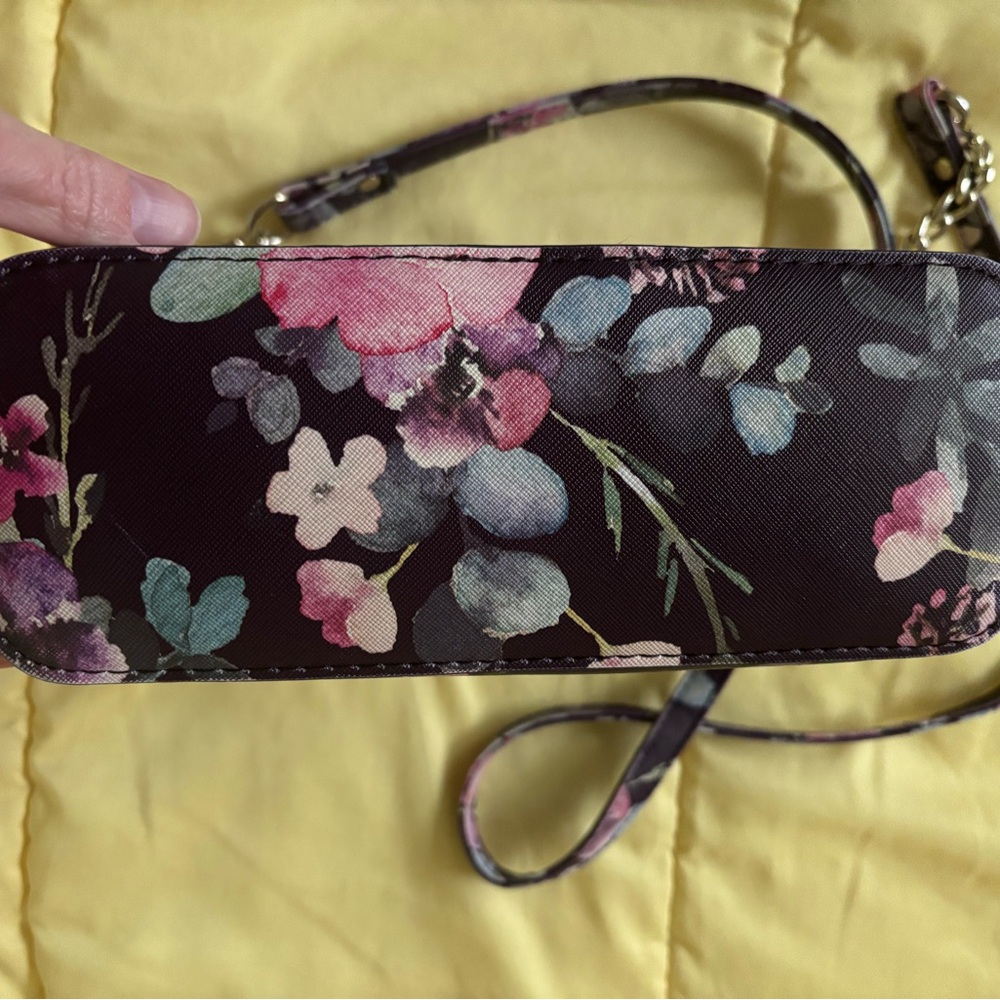 Steve Madden Purple Floral Crossbody Bag - Picture 6 of 11